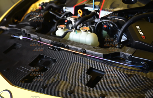 Daytona Titanium Hood Rod by Thunder Bolt - Fairlady Z Z34